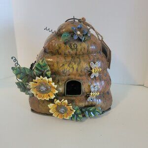 GiftCraft Serenity Garden Metal Hanging Decorative Bird House Garden Art…